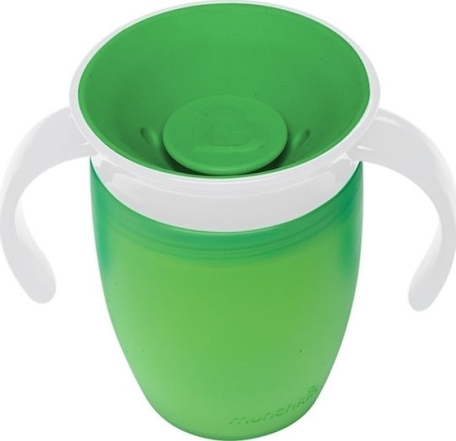 Munchkin Miracle Trainer Cup Πράσινο Εκπαιδευτικό Ποτηράκι με Λαβές 20 &hellip;