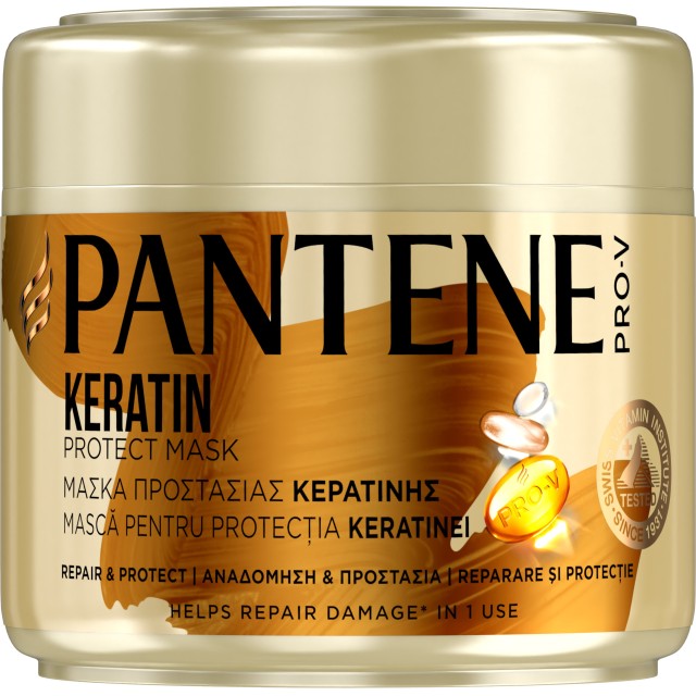 Pantene Pro V Keratin Protect Mask Μάσκα Κερατίνης για Αναδόμηση & Προστασία 300ml