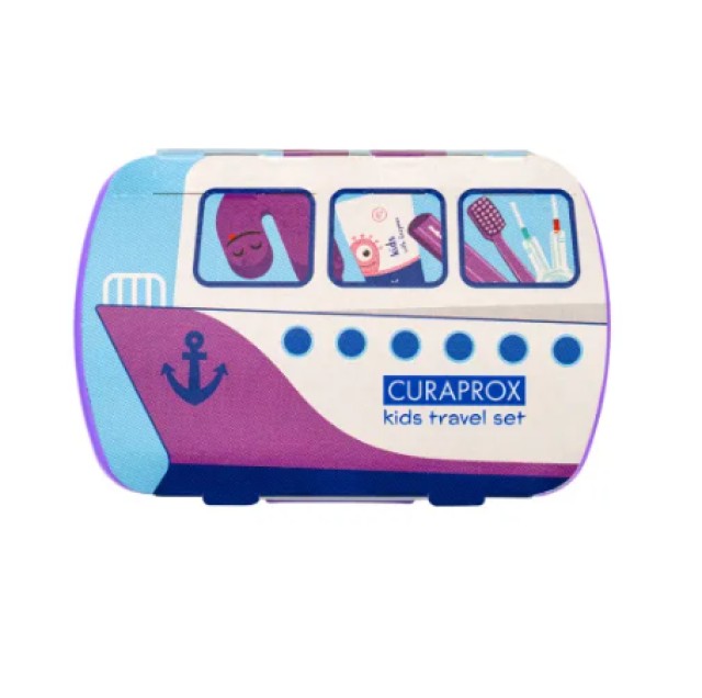 Curaprox Kids Travel Set για 6-12 Ετών Μωβ με Οδοντόβουρτσα Ταξιδίου 1 … Curaprox Kids Travel Set για 6-12 Ετών Μωβ με Οδοντόβουρτσα Ταξιδίου 1 …