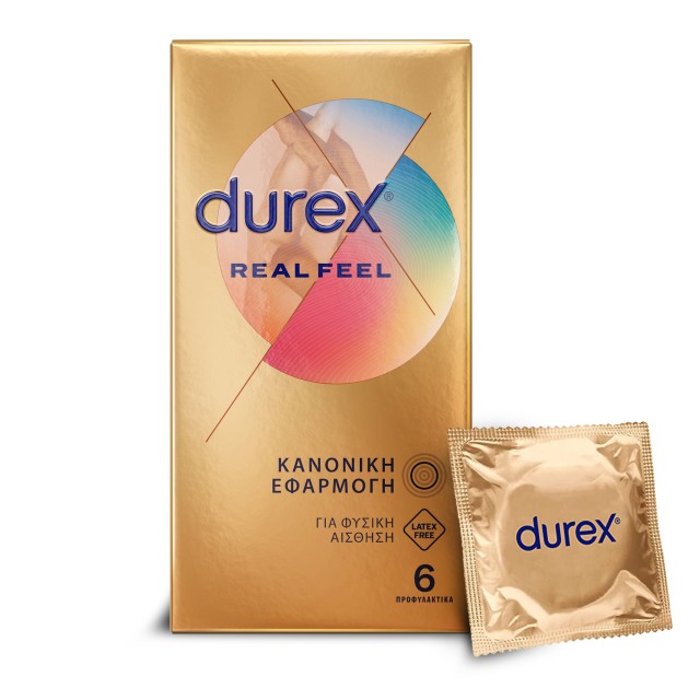 Durex Προφυλακτικά Πολύ Λεπτά Χωρίς Λάτεξ Real Feel LATEX FREE 6 Τεμά … Durex Προφυλακτικά Πολύ Λεπτά Χωρίς Λάτεξ Real Feel LATEX FREE 6 Τεμά …