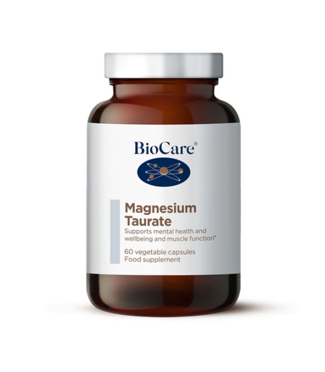 BioCare Magnesium Taurate για Ενίσχυση του Καρδιαγγειακού & Νευρικού Σ &hellip;