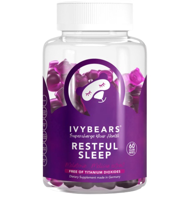 IvyBears Restful Sleep Συμπλήρωμα Διατροφής για Ήρεμο Ύπνο 60 Ζελεδάκια Αρκουδάκια