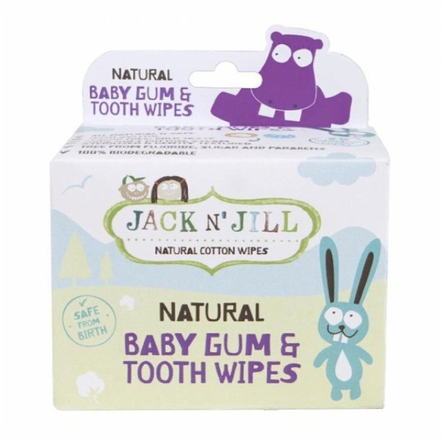 Jack N Jill Natural Μαντηλάκια Καθαρισμού Ούλων Και Νεογιλών Δοντιών, … Jack N Jill Natural Μαντηλάκια Καθαρισμού Ούλων Και Νεογιλών Δοντιών, …