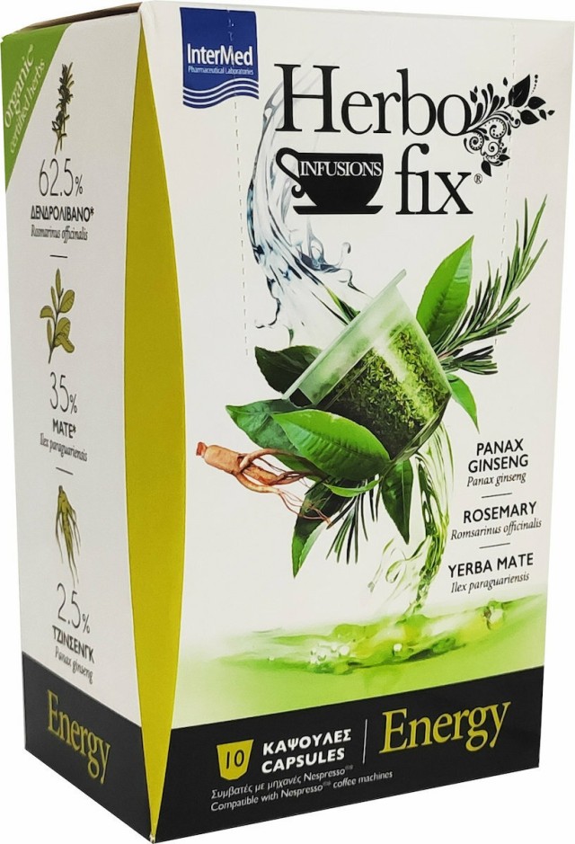 Intermed HerboFix Energy Ρόφημα για Τόνωση του Οργανισμού με Δενδρολίβ … Intermed HerboFix Energy Ρόφημα για Τόνωση του Οργανισμού με Δενδρολίβ …