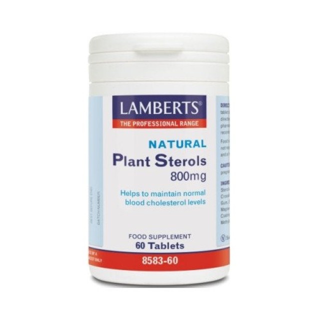 Lamberts - Plant Sterols 800mg Φυτικές Στερόλες, 60 Tabs