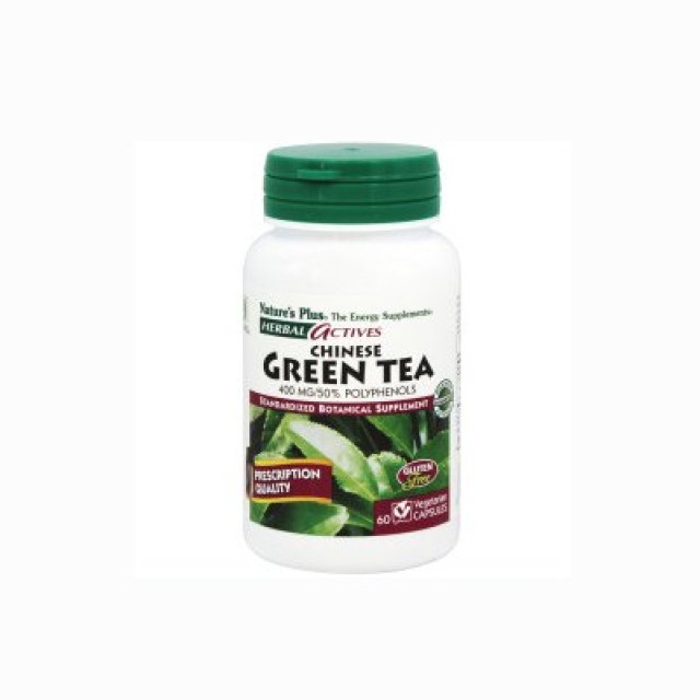 Natures Plus Green Tea 400mg Συμπλήρωμα Διατροφής με Πράσινο Τσάι 60 Φ …