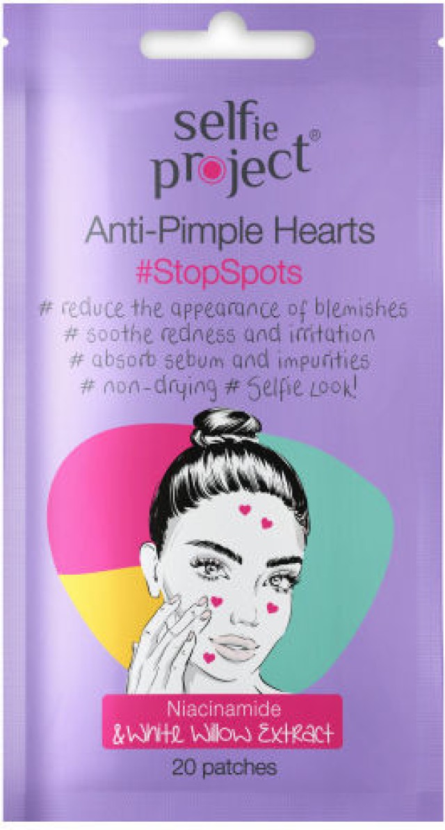 Selfie Project Anti-Pimple Hearts Stop Spots σε Σχήμα Καρδιάς για την …