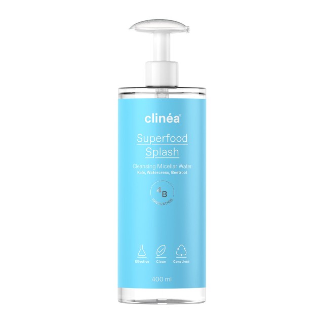 Clinéa Superfood Splash Micellar Water Νερό Καθαρισμού Προσώπου 400ml Clinéa Superfood Splash Micellar Water Νερό Καθαρισμού Προσώπου 400ml