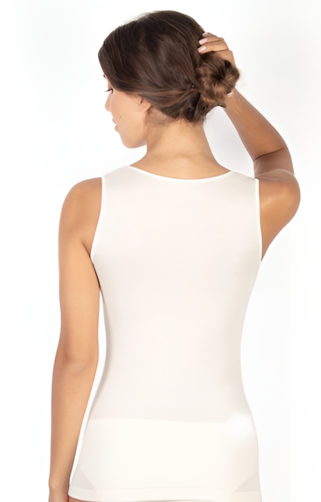 Egi Μπλούζα Χοντρή Τιράντα με Δαντέλα Μαλλί Μετάξι Μπεζ [145] 1 Τεμάχι …