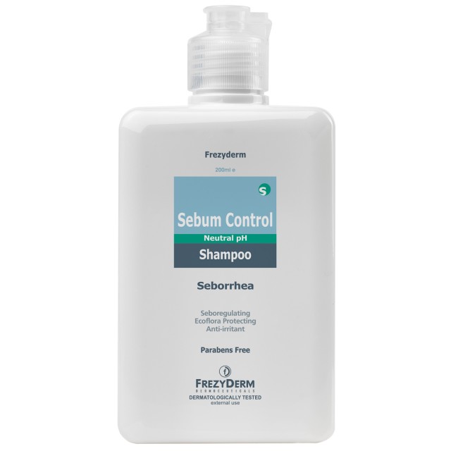 Frezyderm Sebum Shampoo Control Σαμπουάν για την Ρύθμιση της Λιπαρότητ …