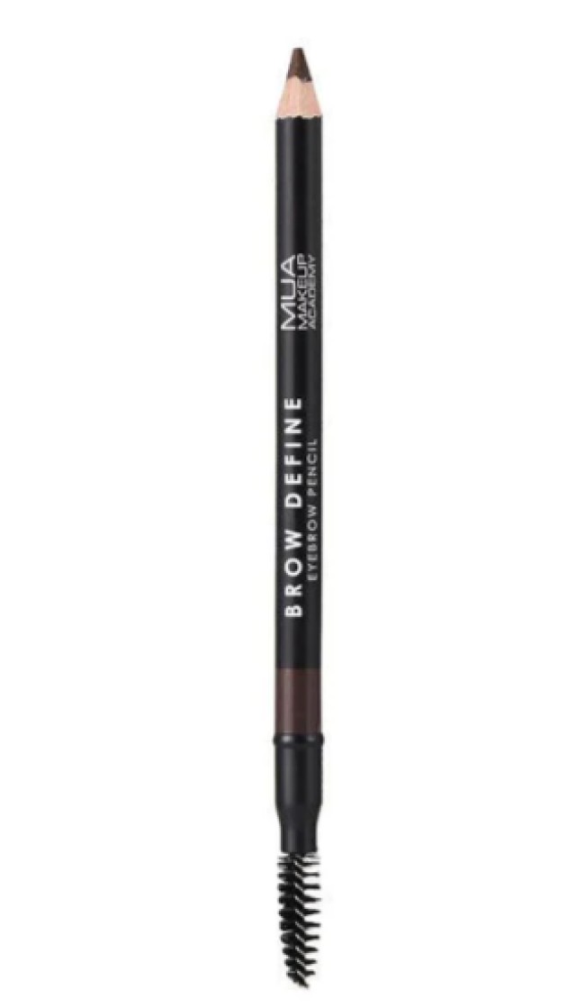MUA Eyebrow Μολύβι Φρυδιών Define Dark Brown Σκούρο Καφέ 1.1gr