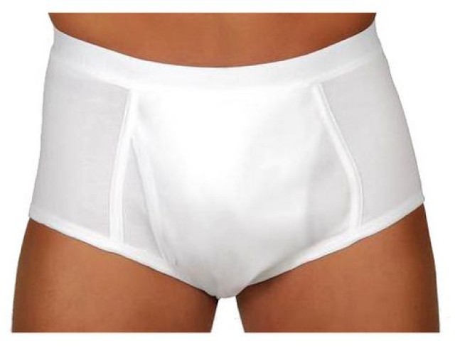 Caretex Brief Ανδρικό Πλενόμενο Εσώρουχο Ακράτειας Λευκό Μέγεθος:Small