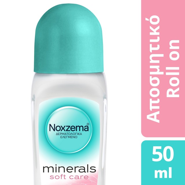 Noxzema Minerals Soft Care Γυναικείο Αποσμητικό Roll on 48ωρης Προστασ &hellip;