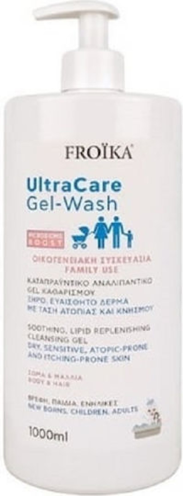 Froika Ultra Care Καταπραϋντικό Gel Wash Καθαρισμού Σώματος & Μαλλιών …