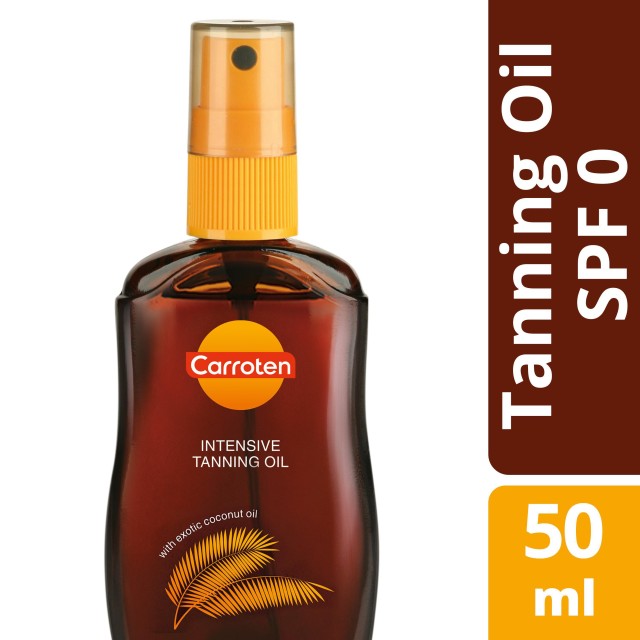 Carroten Intensive Tanning Oil SPF0 Oil for Fast & Intense Tanning & Moisturizing the Skin 50ml
