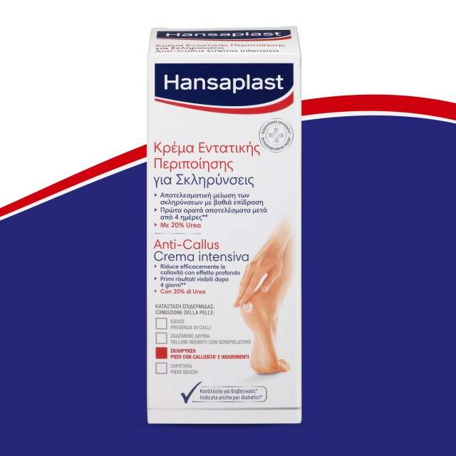 Hansaplast Callous Intensive Cream Κρέμα Εντατικής Περιποίησης για Σκληρύνσεις 75ml