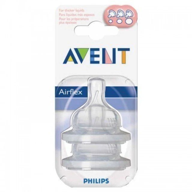 Philips AVENT SCF635/27 - Variable Flow Silicone Nipples 3m+, Without …