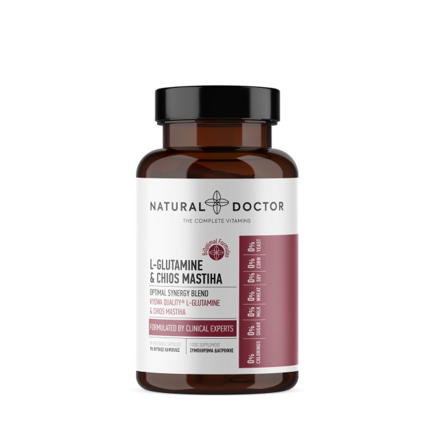 Natural Doctor L-Glutamine & Chios Mastiha Συμπλήρωμα Διατροφής Γλουτα …