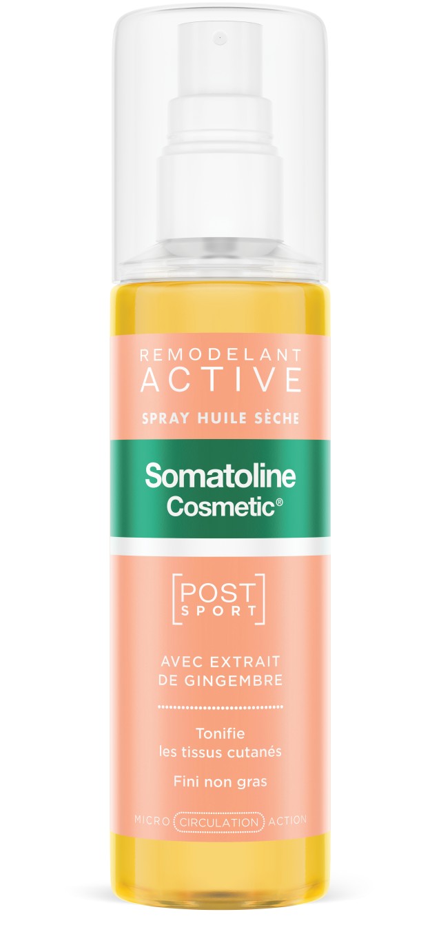 Somatoline Cosmetic Σμίλευση Active Dry Oil Spray Post Sport 125ml