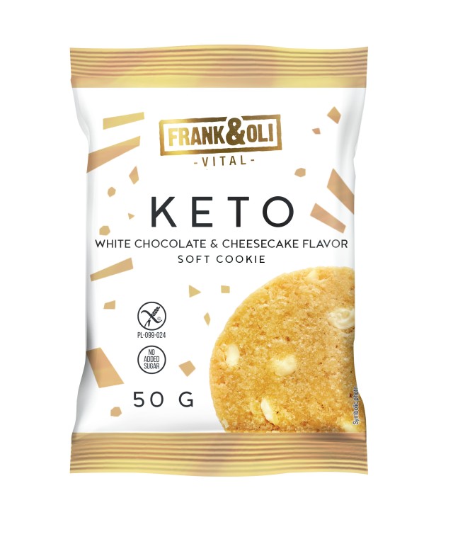 Frank & Oli Keto Soft Cookie White Chocolate & Cheesecake Flavour Μαλα &hellip;