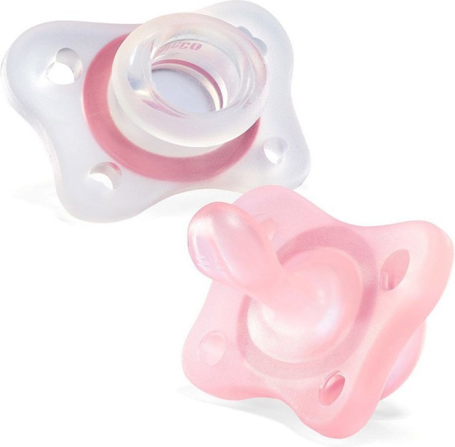 Chicco Physio Forma Mini Soft Πιπίλα Όλο Σιλικόνη Ροζ για 0-2m+ Χωρίς …