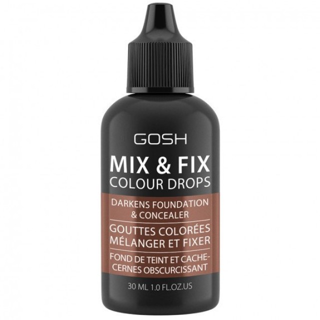 Gosh Mix & Fix Colour Drops 004 Dark, 30ml