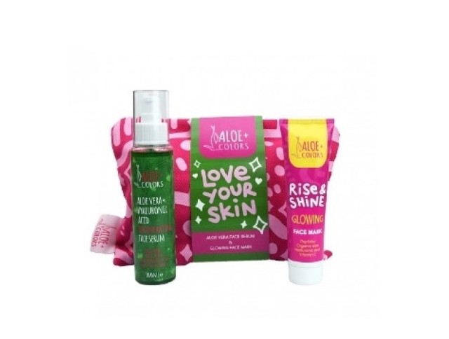 Aloe Colors PROMO Love Your Skin Aloe Vera Face Serum Αναπλαστικός Ορό …