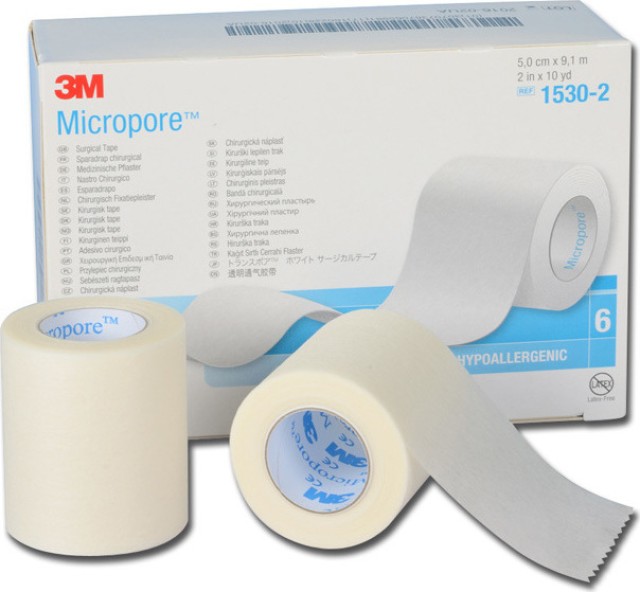 3M Micropore 5,0cm x 9,14m Αυτοκόλλητη Επιδεσμική Ταινία 6 Τεμάχια 3M Micropore 5,0cm x 9,14m Αυτοκόλλητη Επιδεσμική Ταινία 6 Τεμάχια