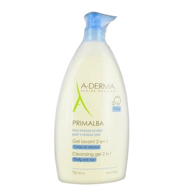 A-Derma Primalba Lavant Gel Καθαρισμού Για Το Ευαίσθητο Βρεφικό Δέρμα 750ml