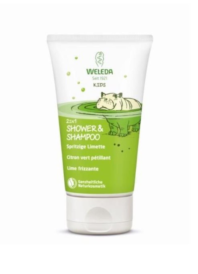 Weleda Παιδικό Αφροντούς & Σαμπουάν 2 σε 1 με άρωμα Δροσερό Μοσχολέμον &hellip;