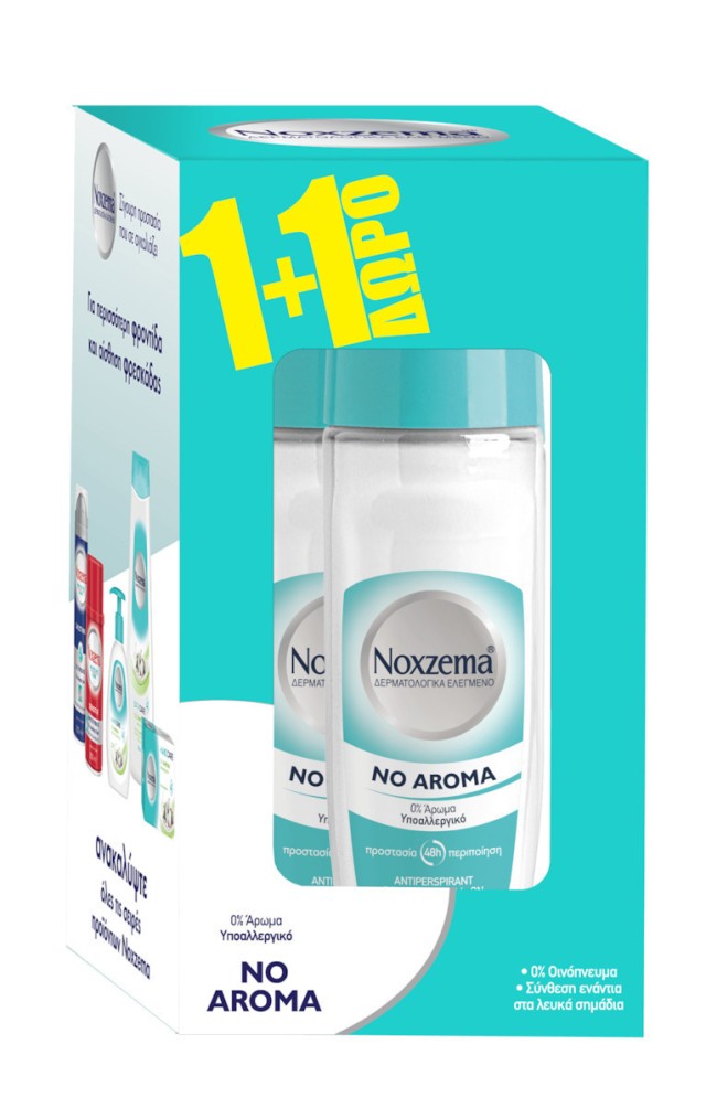 Noxzema PROMO no Aroma Γυναικείο Αποσμητικό Roll on 48ωρης Προστασίας …