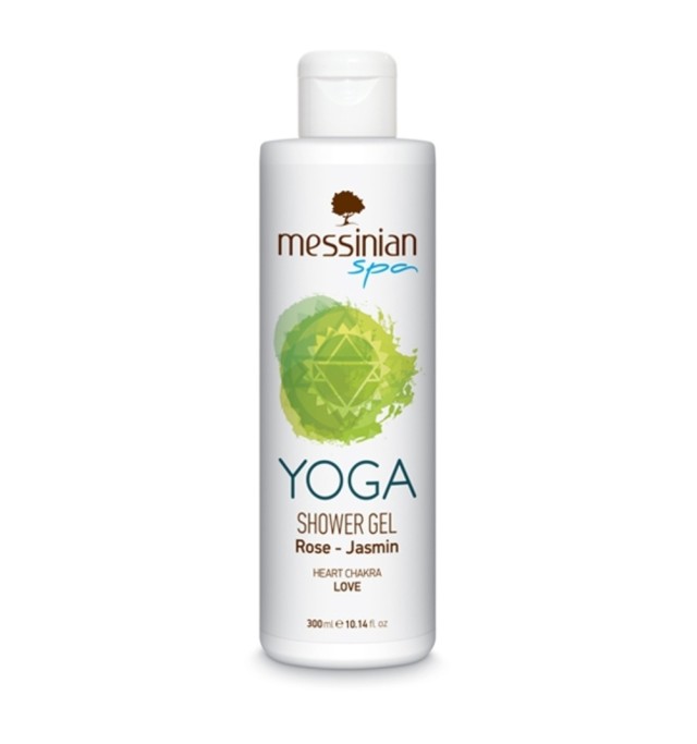 Messinian Spa Yoga Shower Gel Rose & Jasmin Αφρόλουτρο 300ml