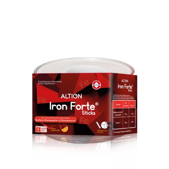Altion Iron Forte για Ενίσχυση Σιδήρου 30 Φακελίσκοι