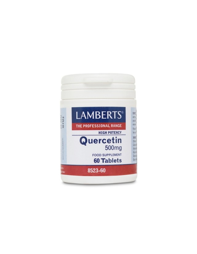 Lamberts Quercetin 500mg, Κερσετίνη Φλαβονοειδές με ισχυρή Αντιοξειδωτ &hellip;