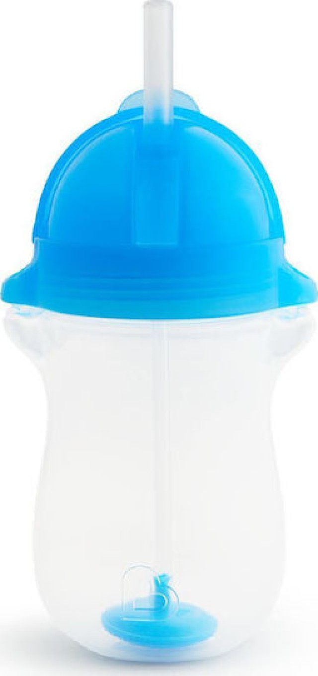 Munchkin Tip & Sip Cup Μπλε Εκπαιδευτικό Ποτηράκι Πλαστικό με Καλαμάκι &hellip;
