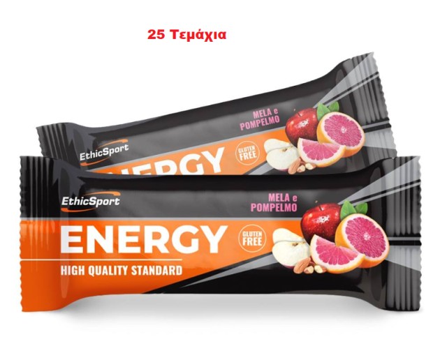 EthicSport Energy Bar Apple – Grapefruit 35gr – 25gr Υδατάνθρακα – 1.6 …