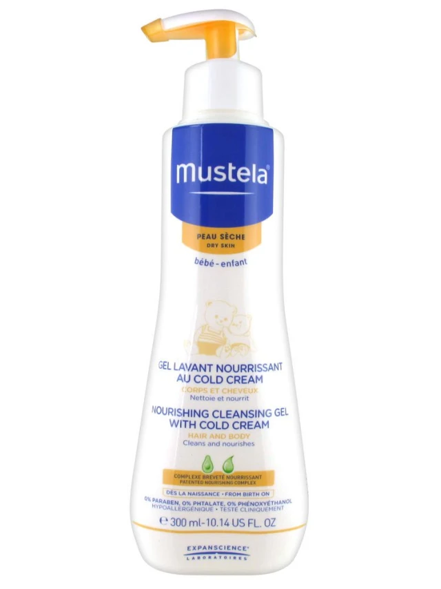 Mustela - Nourishing Cleansing Gel with Cold Cream, 300ml Mustela - Nourishing Cleansing Gel with Cold Cream, 300ml