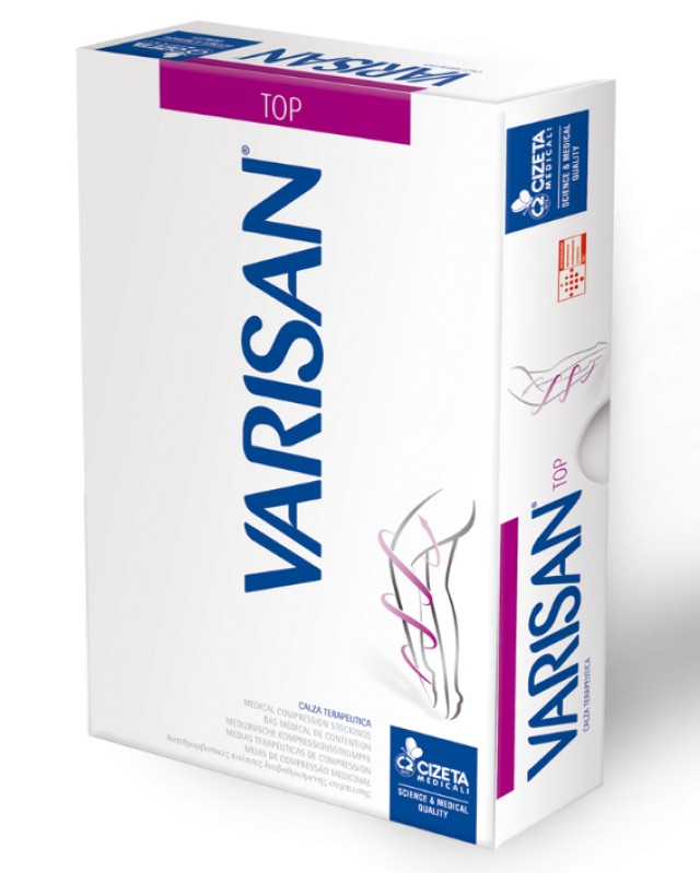 Varisan TOP CCL1 AD (18-21mmHg) Κάλτσες Κάτω Γόνατος Μπεζ Ανοιχτά Δάχτ &hellip;