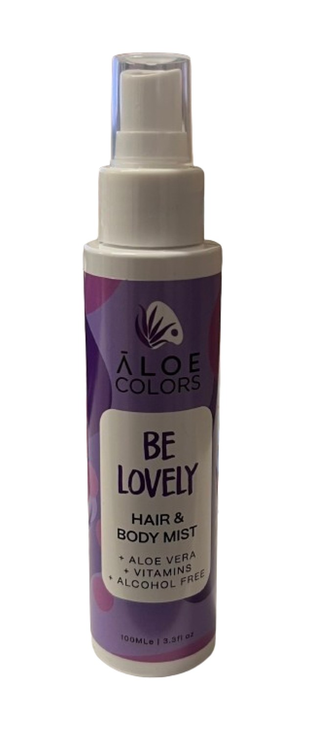 Aloe Colors Be Lovely Hair & Body Mist Σπρέι Ενυδάτωσης Μαλλιών & Σώματος 100ml