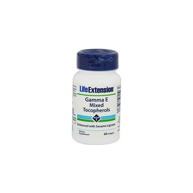 Life Extension Gamma Ε Tocopherol with Sesame Lignans, 60 softgels