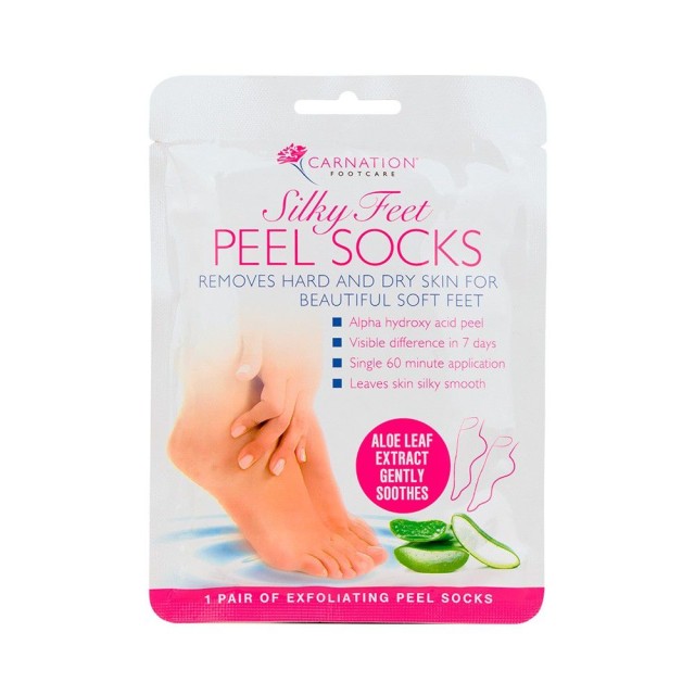 Vican Carnation Silky Feet Peel Socks Απολεπιστικές Kάλτσες 1 Ζευγάρι