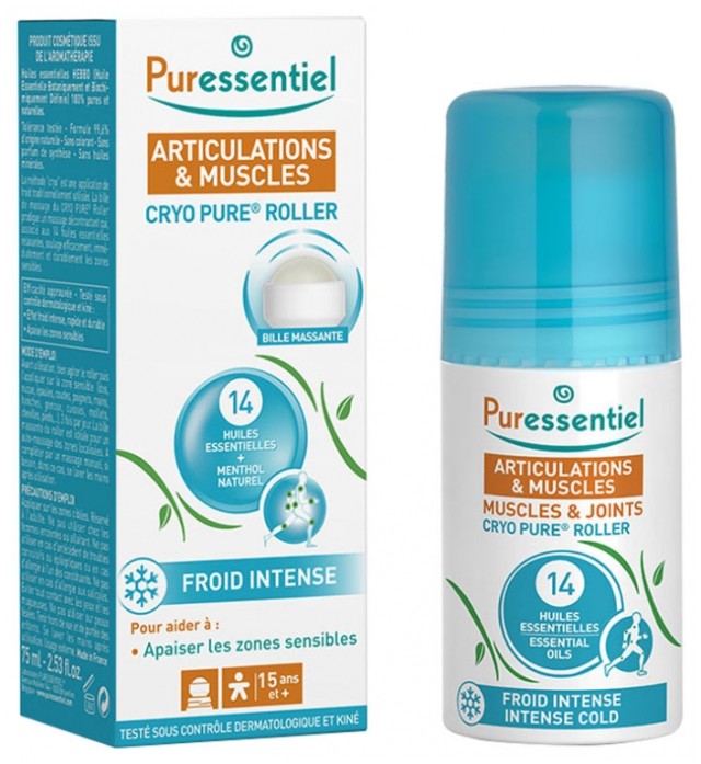 Puressentiel Muscles & Joints Cryo Pure Roller with 14 Essential Oils …