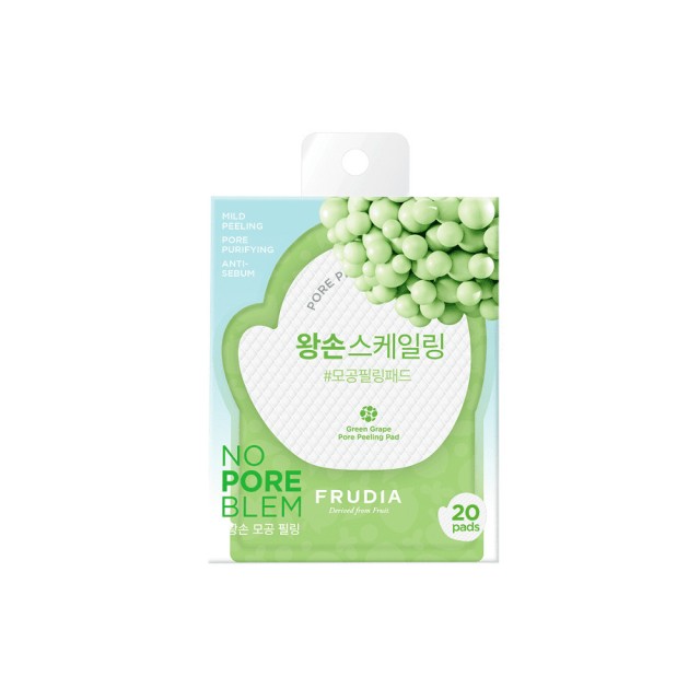 Frudia Green Grape Pore Peeling Pad Μαντηλάκι για Peeling με Εκχύλισμα Πράσινου Σταφυλιού - Ρύθμιση & Λείανση των Πόρων 3ml