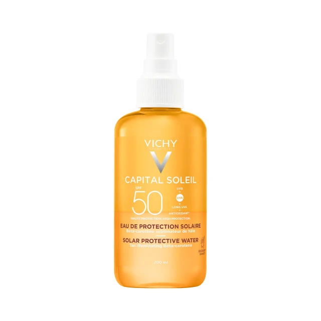 Vichy Capital Soleil SPF50 Sunscreen Water with beta-Carotene for …