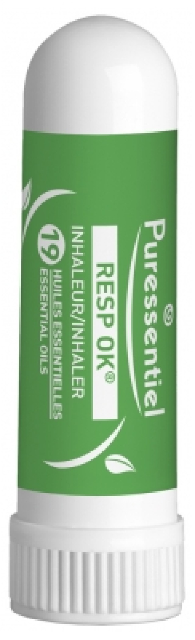 Puressentiel Resp OK Inhaler with 19 Essential Oils Συσκευή Εισπνοών για Βουλωμένη Μύτη με Αιθέρια Έλαια 1ml