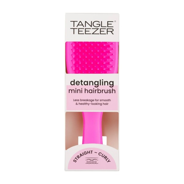 Tangle Teezer The Mini Ultimate Detangler Runway Pink Βούρτσα Μαλλιών …
