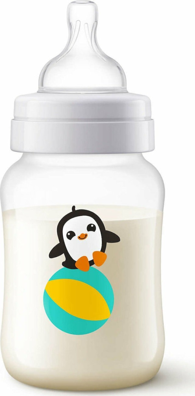 Philips Avent Anti-colic Πλαστικό Μπιμπερό με Θηλή Σιλικόνης Αργής Ροή &hellip;