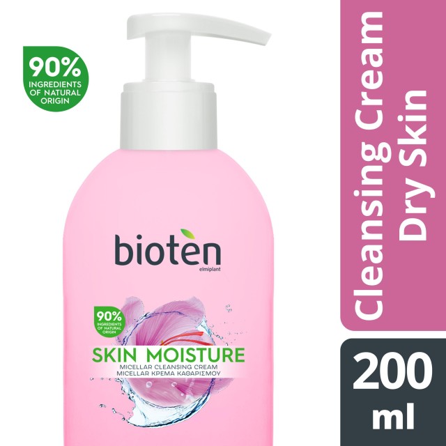 Bioten Skin Moisture Micellar Cleansing Cream Dry Skin Κρεμώδες Καθαρι …