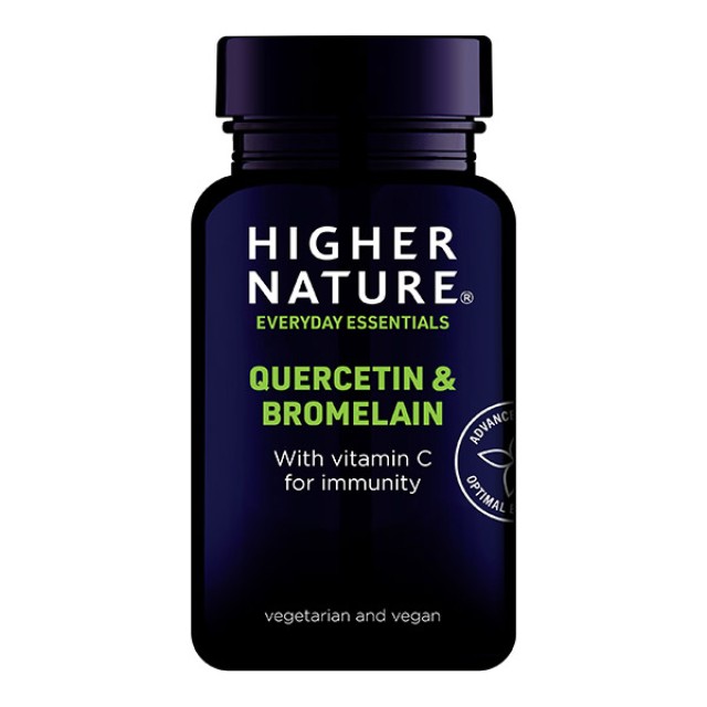 Higher Nature Quercetin & Bromelain Συμπλήρωμα Διατροφής για το Ανοσοπ …