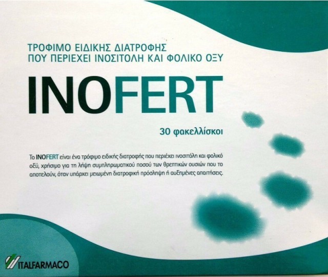 ITF Inofert Συμπλήρωμα Διατροφής για την Ρύθμιση των Ωοθηκών 30 Φακελάκια